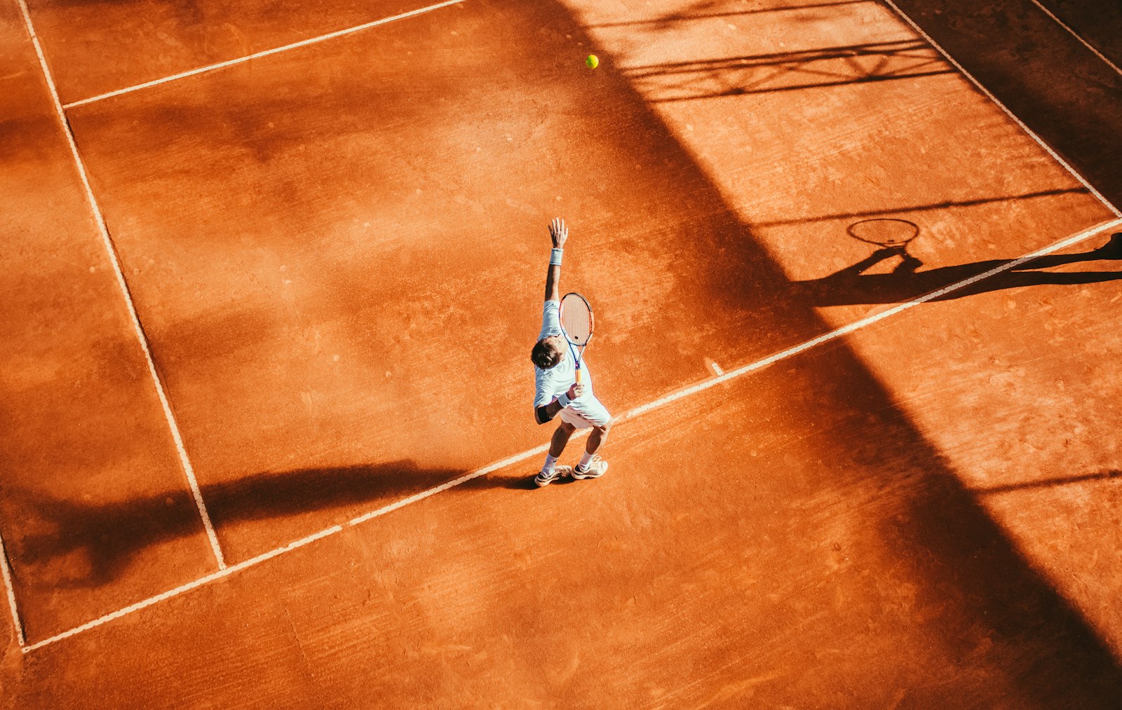 Camille Bertrand pendant une séance de tennis